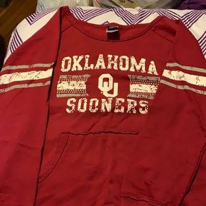 Oklahoma Sooners women’s sweater top Sz xl